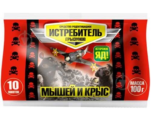 Засіб від щурів та мишей 100г Винищувач 91010