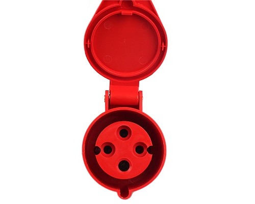 Розетка силова переносна із з/з ElectroHouse 4*16 3P+PE 16A 415V EH-PSM-416