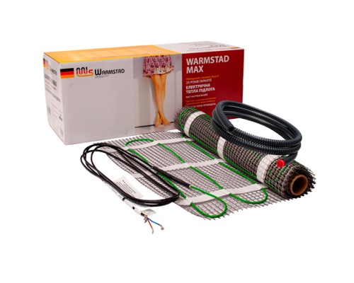Нагрівальний мат (тепла підлога) Warmstad Max EcoPRO-1200 8m2 150W + терморегулятор TP-110 98532