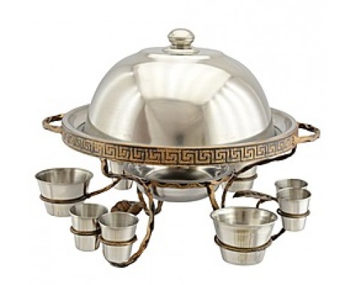 Садж для шашлику Версаче 36см (комплект з посудом) 083037