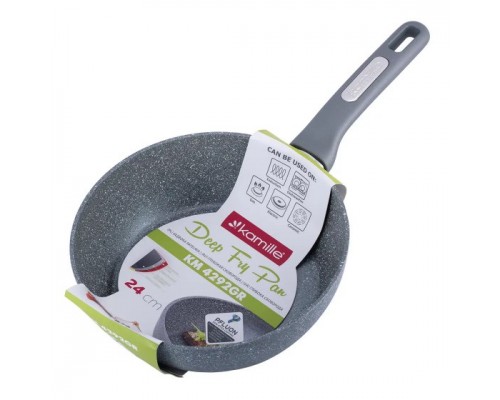 Сотейник Ø24см KAMILLE а/п граніт литий алюміній 4292GR