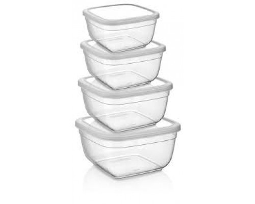 Набір контейнерів квадратних MAYA 0,5+0,9+1,5л ASD024 ASD057