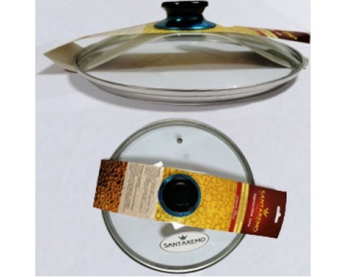 Кришка із термоскла з паровипускником d=22см Santaremo G-22CM