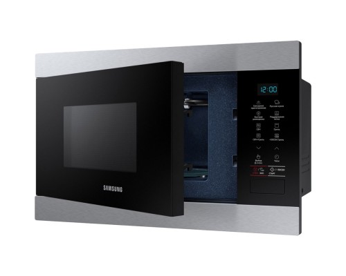 Мікрохвильова піч SAMSUNG MG22M8074AT/UA вбудована чорний/срібло 22л 850Вт 38х59.5х32