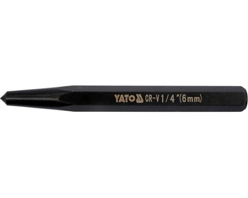 Кернер слюсарний YATO 6гран. 9,4/6мм 100мм YT-47150 Кернер слюсарний YATO 6гран. 9,4/6мм 100мм YT-47150