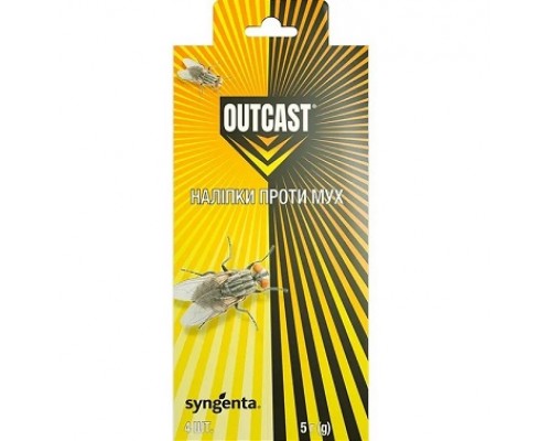 Наліпки від мух 4шт 5гр Outcast Syngenta 74869