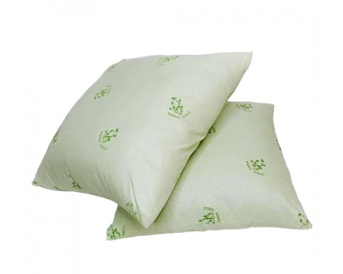Подушка бамбук 70*70 бамбукове волокно зелена 109315