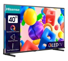 Телевізор HISENSE 40A5KQ 40" чорний  Smart-TV 1920x1080 Wi-Fi Android 1,5/4Gb T2/S2 200*200мм 60Гц 39Вт 134137