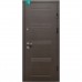 Двері вхідні Мет/МДФ 120*205R ВЕНГЕ СІРИЙ ГОРИЗОНТ