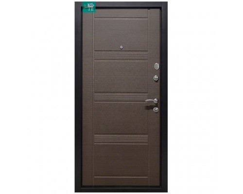 Двері вхідні Мет/МДФ 120*205R ВЕНГЕ СІРИЙ ГОРИЗОНТ