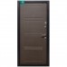Двері вхідні Мет/МДФ 120*205R ВЕНГЕ СІРИЙ ГОРИЗОНТ