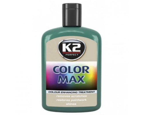 Поліроль для кузова воскова K2 К20337 Color Max Black 200мл