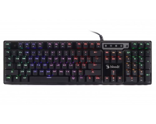 Клавіатура A4Tech Bloody B750N чорна механічна ігрова LK Green перемикачі USB