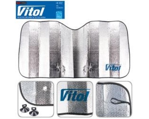Шторки дзеркальні VITOL HG-002 F11063 AL на присосках 1500*700 770004