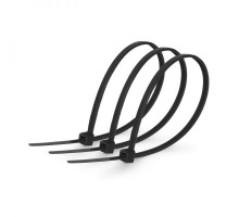 Стяжка кабельна, пласт., 400*4,6 мм., чорна (100шт/уп), APRO 88880