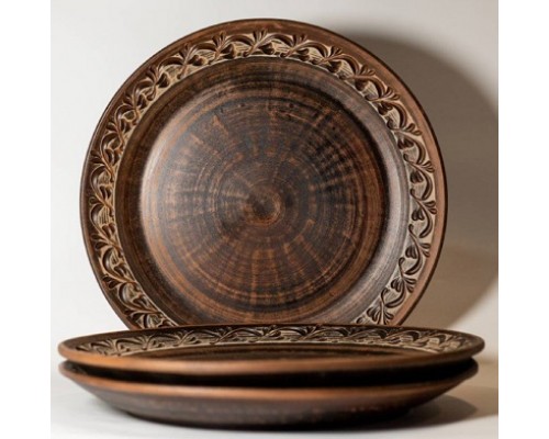 Тарілка 24см ангоб KR