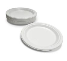 Тарілка пластикова кругла