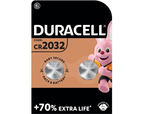 Батарейка DURACELL CR2032 літієва, 2шт/бл.