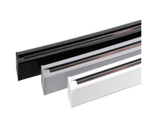 Шинопровід для кріплення і живлення трекових світильників VIDEX 3м чорний