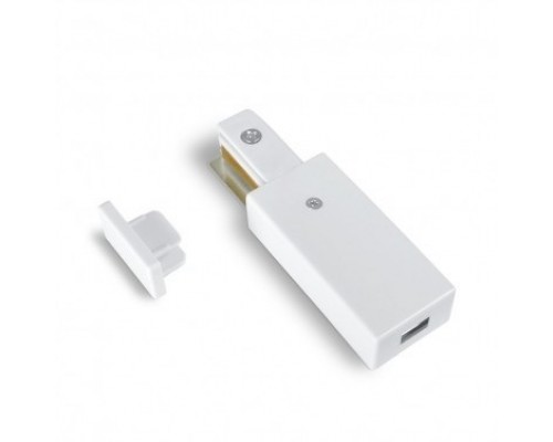 Комплект коннектор 1-фазний + заглушка білий VL-TRF-TM-W