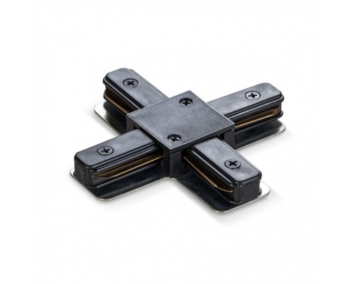 З'єднувач для шинопроводів хрестиковий VIDEX чорний VL-TRF-CTX-B