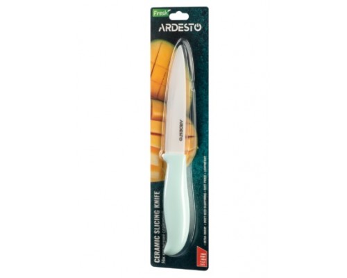 Ніж кухонний слайсерний Ardesto Fresh 24,5см кераміка пластик блакитний AR2124CT Ніж кухонний слайсерний Ardesto Fresh 24,5см кераміка пластик блакитний AR2124CT