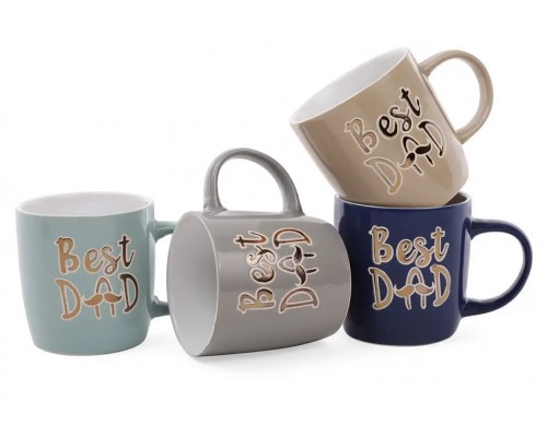 Чашка 360мл "Найкращий тато" Bona Di 593-248