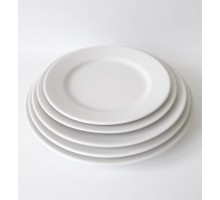 Тарілка мілка 19см Diamond WHITE PLWW10-75