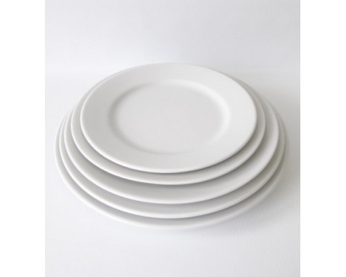 Тарілка мілка 19см Diamond WHITE PLWW10-75