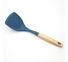Лопатка Lessner 35,5см силікон з деревяною ручкою 10294