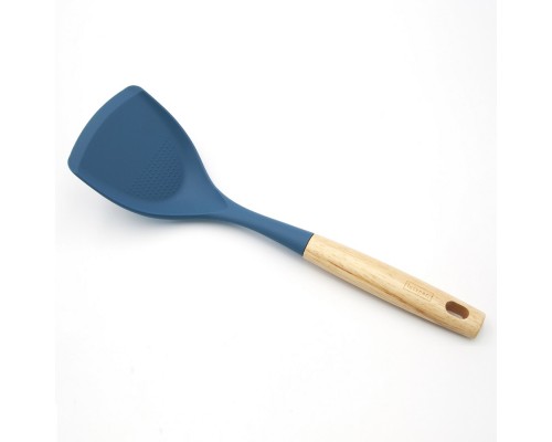 Лопатка Lessner 35,5см силікон з деревяною ручкою 10294