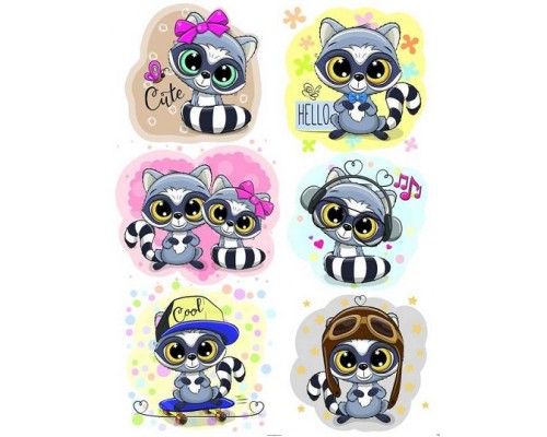 Наклейка інтер'єрна ЕВ №11 Єноти