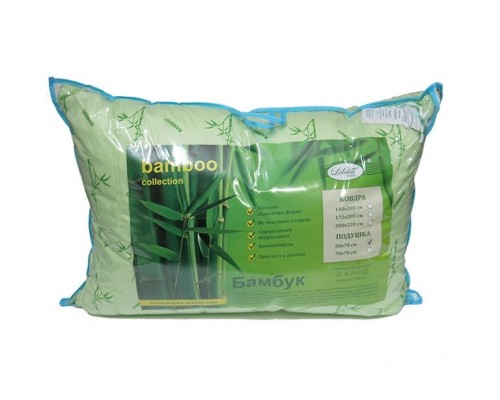 Подушка бамбук 70x70см асорті 690282