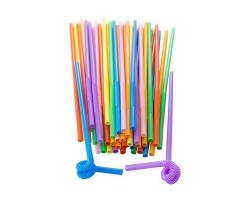 Трубочка для напоїв 260*8мм Мікс Фреш артистік 50шт. 9794