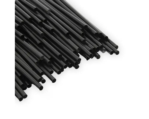 Трубочка для напоїв 210*7мм Мікс Фреш чорна 500шт. 0231