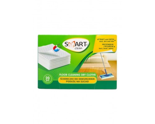 Сухі серветки для миття підлоги Smart Clean 50шт