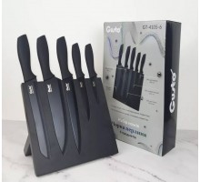Набір ножів 6 предметів чорна перлина Gusto GT-4105-6