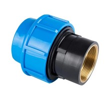 ПЕ Муфта з металевою різьбою ВР Ф25*1 Unisera 4901-1
