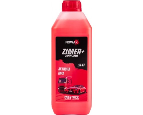 Рідина для мийки авто Nowax активна піна Zimer+ 1л NX01158 Рідина для мийки авто Nowax активна піна Zimer+ 1л NX01158