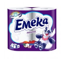 Папір туалетний EMEKA 3шар. 8шт