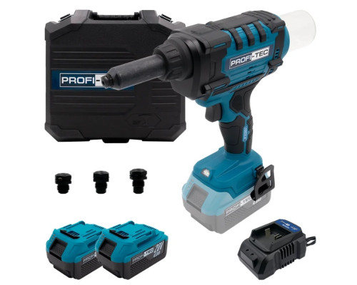 Акумуляторний заклепувальний пістолет PROFI-TEC PRG1020 POWERLine 006750