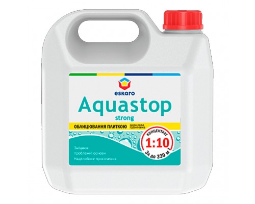 Грунтовка Aquastop Strong концентрат 3л 1:10 ESKARO