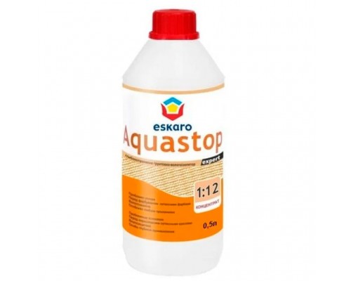 Грунтовка Аquastop Expert концентрат 0,5л 1:12 ESKARO