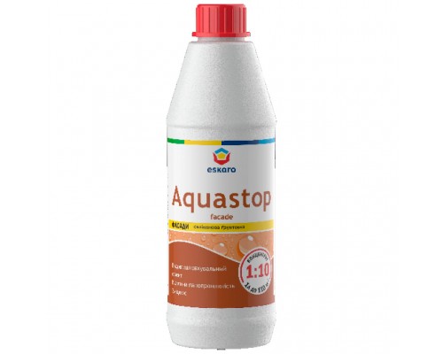 Грунтовка Aquastop Fasad концентрат 1л 1:10 ESKARO