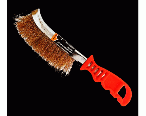 Щітка ручна по металу з пласт ручкою BlackStar 60-00001червона