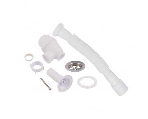 Сифон для умивальника Lidz (WHI) випуск 70мм (50мм) 36663