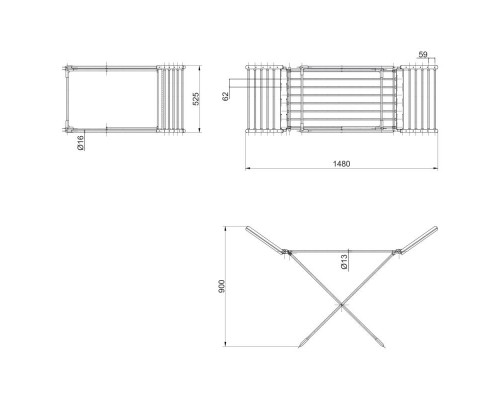 Рушникосушарка QT Breeze (SIL) 55701 28600 Рушникосушарка QT Breeze (SIL) 55701 28600