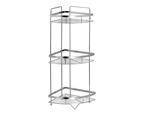 Полиця кутова Lidz 3-ярусна 225*225*620мм 32484 Полиця кутова Lidz 3-ярусна 225*225*620мм 32484