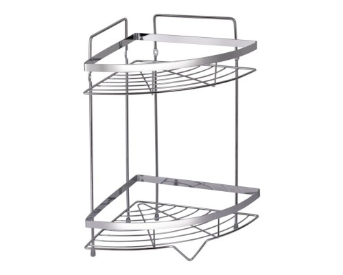 Полиця кутова Lidz 2-ярусна 225*225*620мм 32483 Полиця кутова Lidz 2-ярусна 225*225*620мм 32483