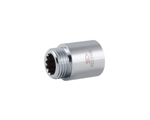 Подовжувач SD хром 1 2 L=25 mm 4285 Подовжувач SD хром 1 2 L=25 mm 4285